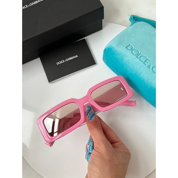 NEW Dolce Gabbana DG6187 Slim Pink Sunglasses - Picture 2 of 10